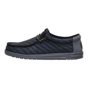 Wally Washed Quilt ÿ Black/Grey